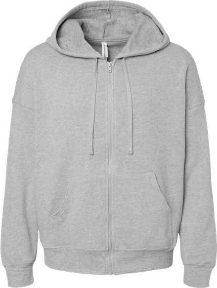 Steals and Deals Bella + Canvas 3759 Unisex Sponge Fleece DTM Full-Zip Hoodie - Athletic Heather Steals and Deals Bella + Canvas 3759 Unisex Sponge Fleece DTM Full-Zip Hoodie - Athletic Heather