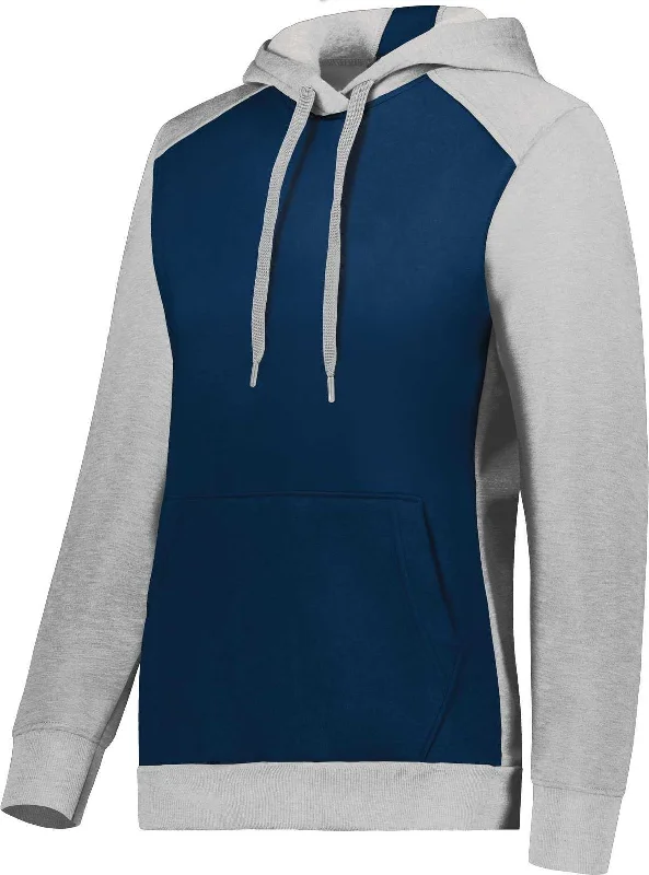 YEAR-End Sale Augusta 6867 Ladies Three-Season Fleece Pullover Hoodie - Navy Gray Heather YEAR-End Sale Augusta 6867 Ladies Three-Season Fleece Pullover Hoodie - Navy Gray Heather
