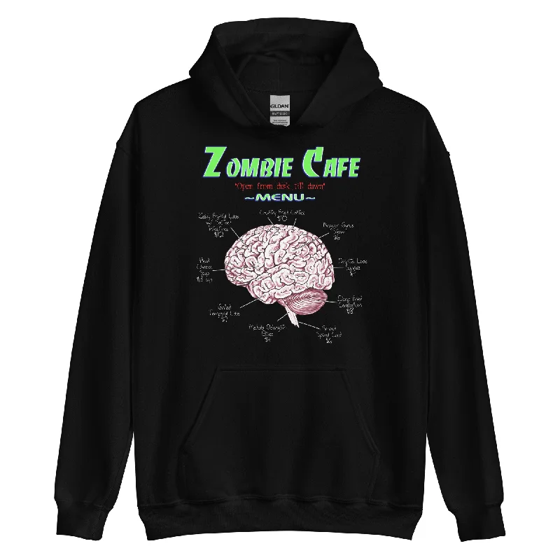 Sale Event Zombie Cafe Brains Menu Horror Women's Hoodie Sweatshirt