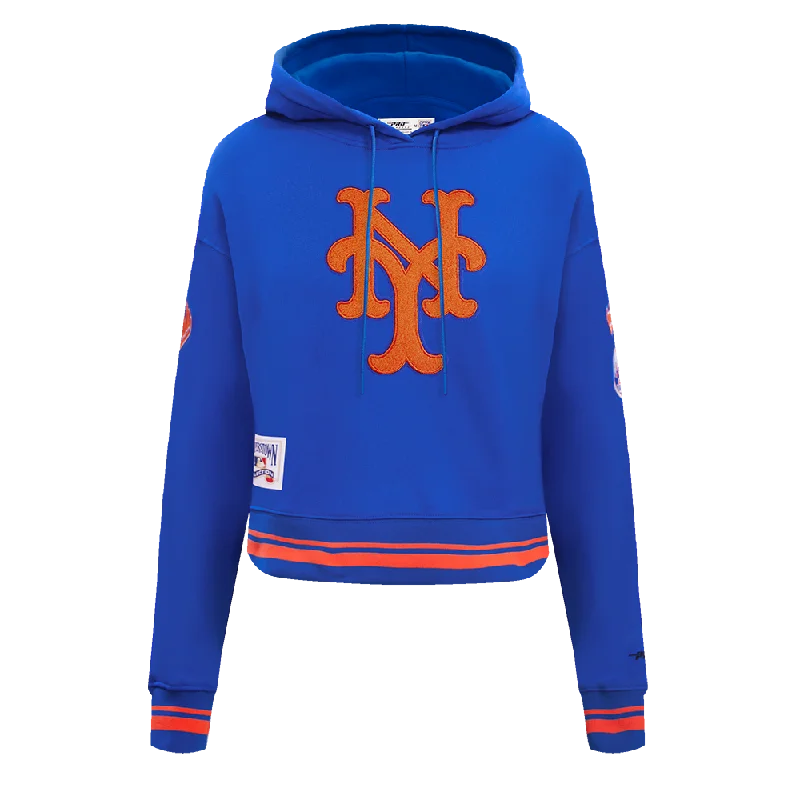 Limited Availability SUDADERA CON GORRO MLB NEW YORK METS RETRO CLASSICS PARA MUJER Limited Availability SUDADERA CON GORRO MLB NEW YORK METS RETRO CLASSICS PARA MUJER