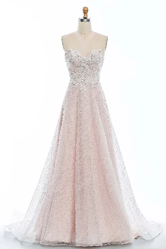 Savings Alert Sweetheart Neck Rhombus A-line Wedding Dress