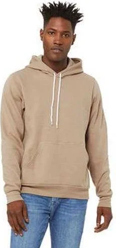 Major Savings Bella + Canvas 3719 Unisex Sponge Fleece Pullover Hooded Sweatshirt - Tan Major Savings Bella + Canvas 3719 Unisex Sponge Fleece Pullover Hooded Sweatshirt - Tan