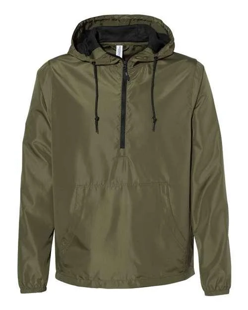 Price Meltdown Independent Trading Co. Lightweight Quarter-Zip Windbreaker Pullover Jacket EXP54LWP Price Meltdown Independent Trading Co. Lightweight Quarter-Zip Windbreaker Pullover Jacket EXP54LWP