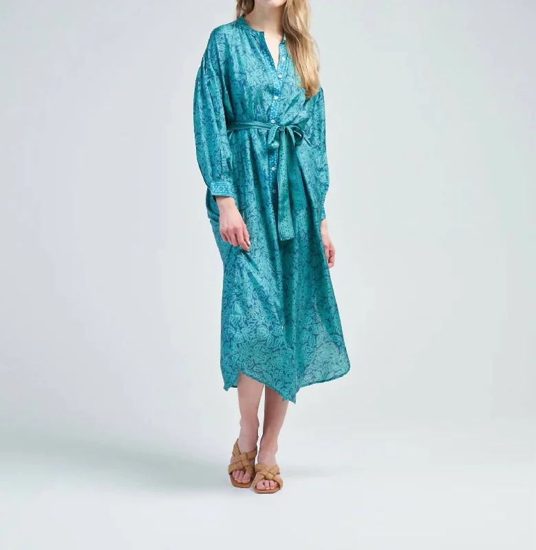 Overstock Sierra Dress In Nispero Jade