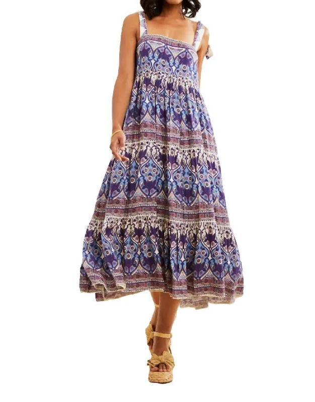 Savings Spectacular Brinley Dress In Delilah Border Print