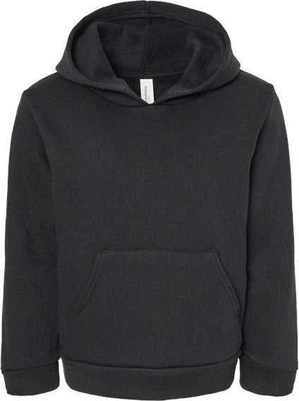 Price Reduction Bella + Canvas 3719T Toddler Sponge Fleece Pullover Hoodie - Black