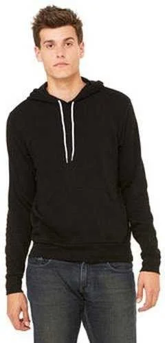 Super Sale Bella + Canvas 3719 Unisex Sponge Fleece Pullover Hooded Sweatshirt - Black Super Sale Bella + Canvas 3719 Unisex Sponge Fleece Pullover Hooded Sweatshirt - Black