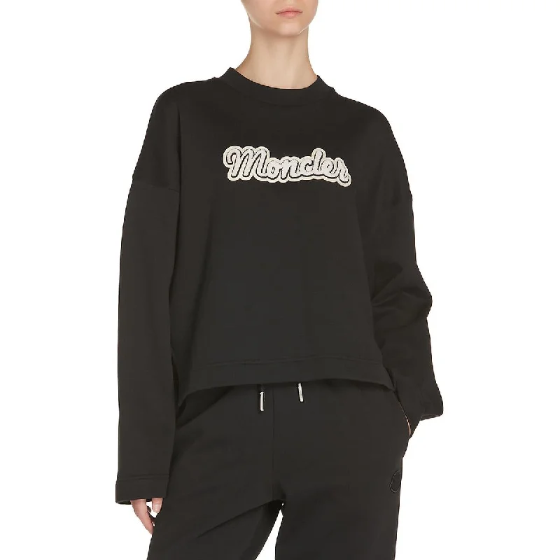Incredible Offers Moncler Womens Pull Over Long Sleeves Sweatshirt