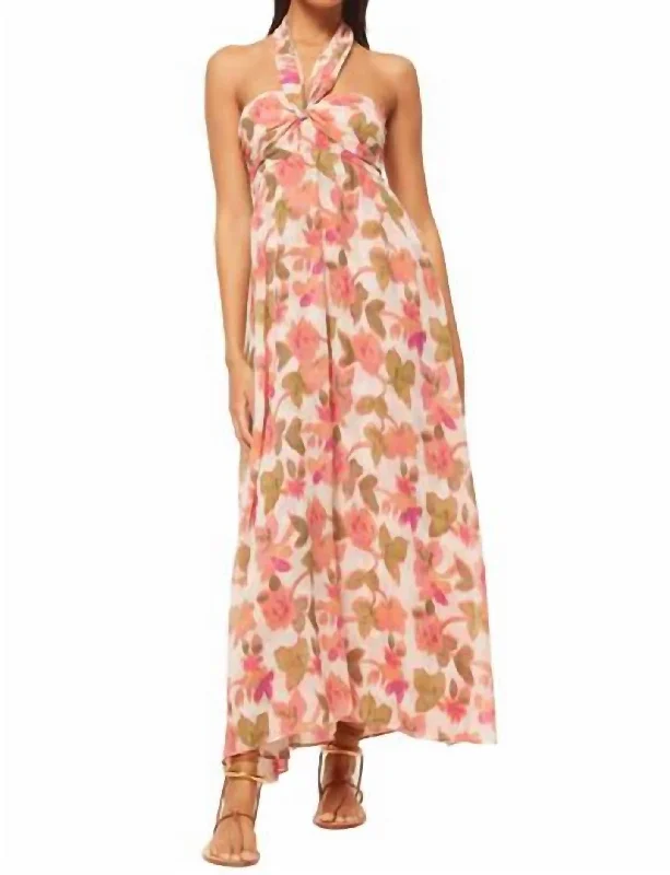Clearance Event Emine Dress In Sonoran Flora Chiffon