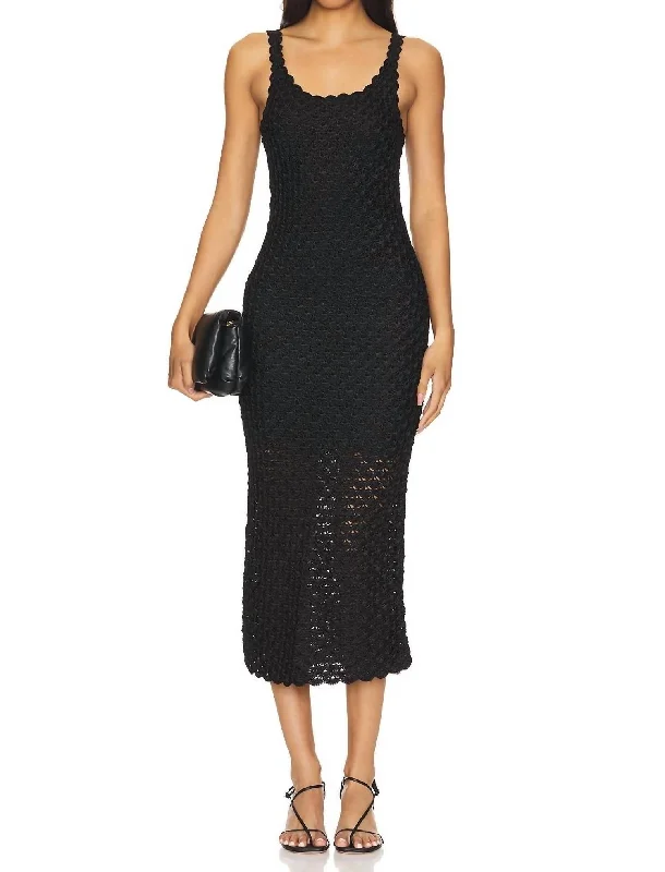 Discount Deals Bray Luster Crochet Dress In Black