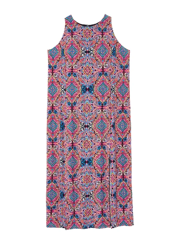 Discount Mania West Chester Maxi Dress | Red / Purple