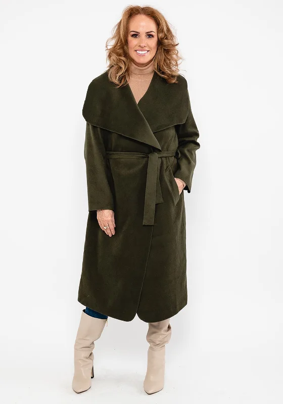 Steals and Deals Seventy1 One Size Wrap Coat, Green