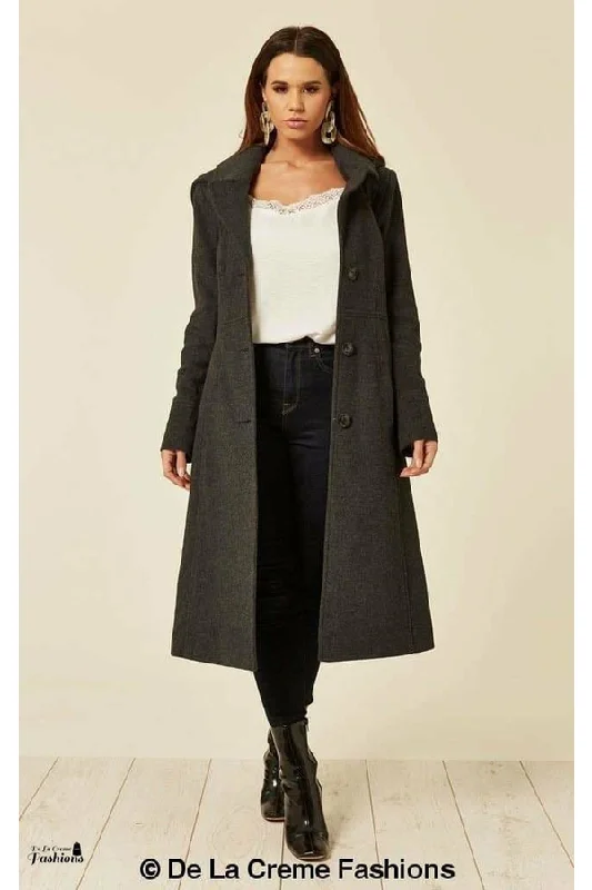 Exclusive Savings De La Creme Fashions Wool Blend Hooded Mid Length Coat