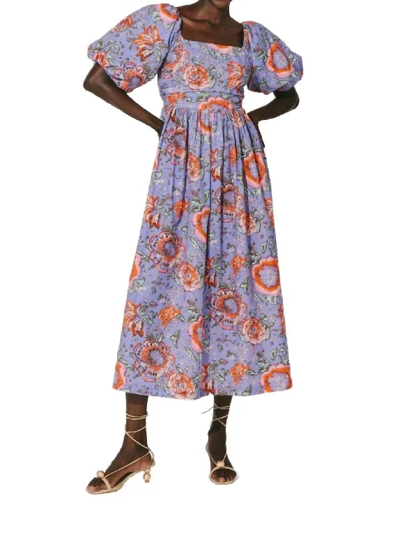 Price Fest Darlene Midi Dress In Manika Print