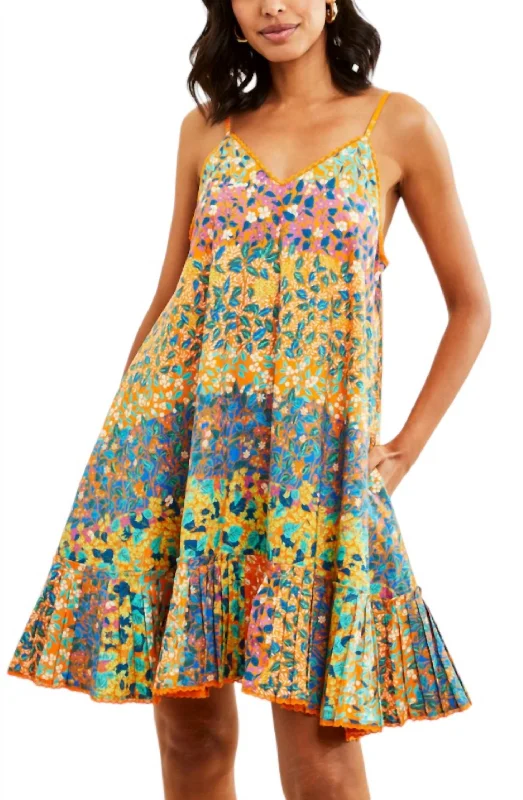 Sale Event Opal Dress In Samira Print Orange