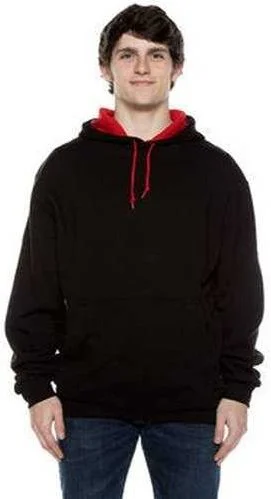 Special Buy Beimar F1023 Unisex 10 oz 80 20 Poly Cotton Contrast Hood Sweatshirt - Black Scarlet Special Buy Beimar F1023 Unisex 10 oz 80 20 Poly Cotton Contrast Hood Sweatshirt - Black Scarlet