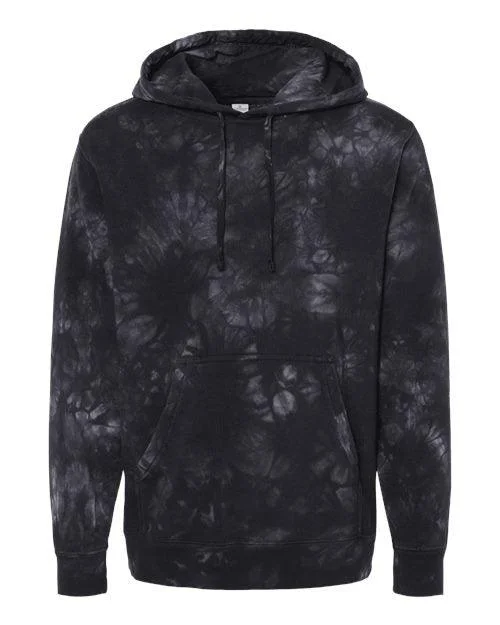 New Deals Independent Trading Co. Midweight Tie-Dyed Hooded Sweatshirt PRM4500TD