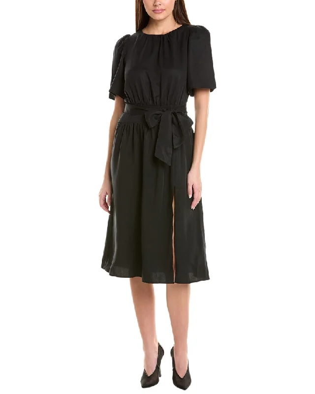 Markdowns Nation LTD Kayla Short Bell Sleeve Midi Dress
