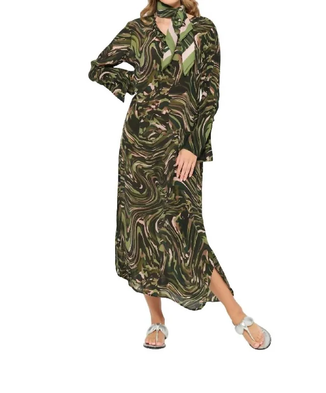 Limited Quantity Long Genie Dress In Playa Grande