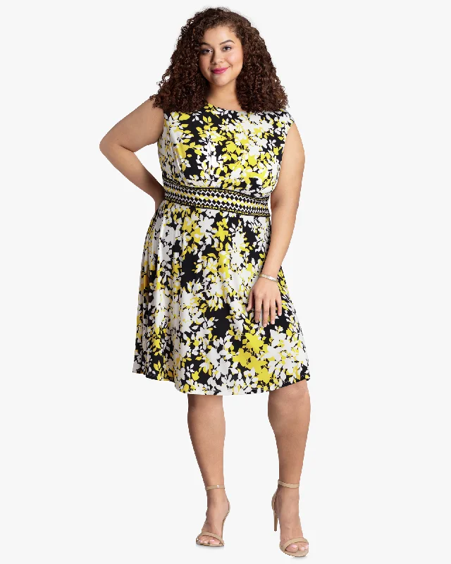 Best Deals Bailey Dress | Navy / Yellow