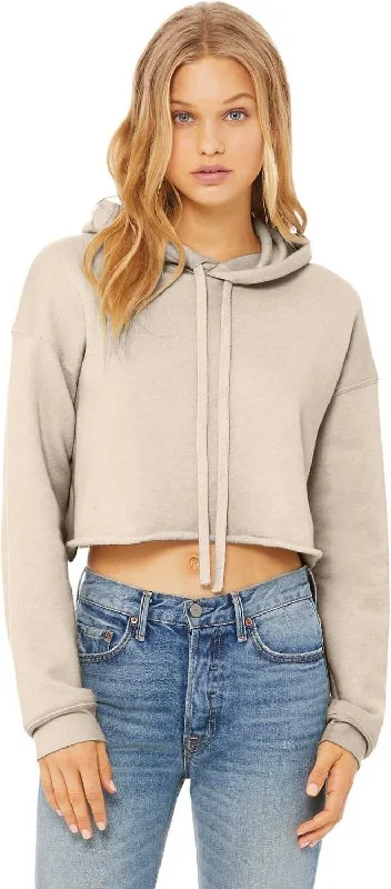 Special Buy Bella + Canvas 7502 Women's Sponge Fleece Cropped Fleece Hoodie - Heather Dust Special Buy Bella + Canvas 7502 Women's Sponge Fleece Cropped Fleece Hoodie - Heather Dust