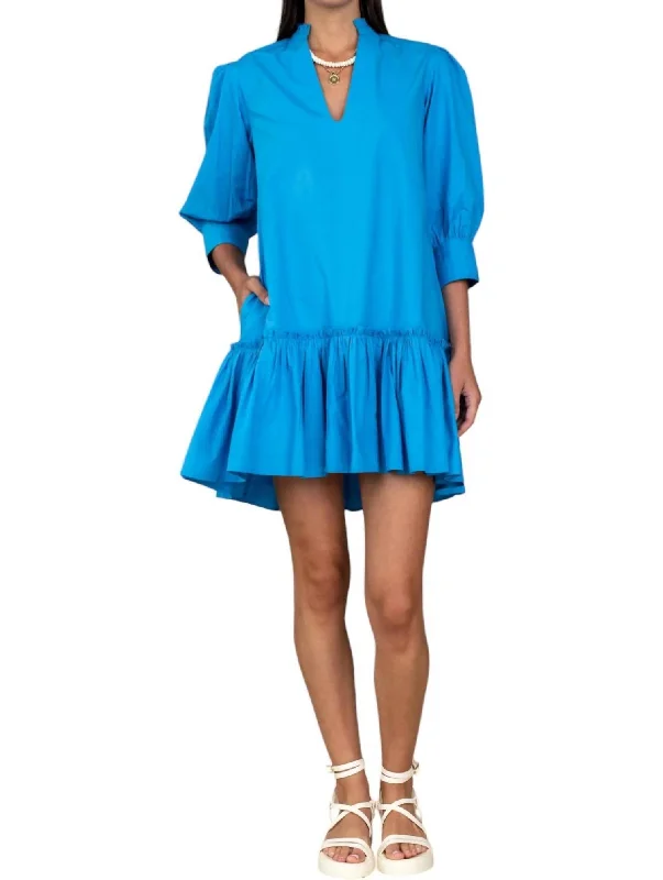 Customer Appreciation Sale Chloe Dress In Mykonos Blue