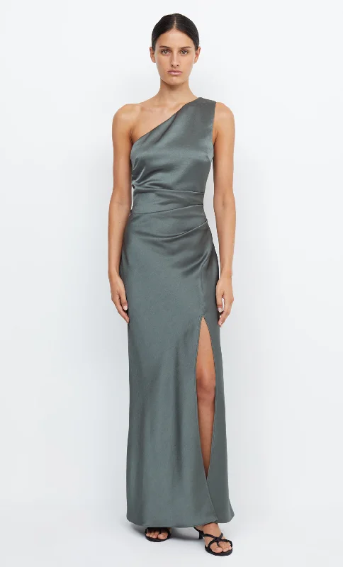 Exclusive Offers THE DREAMER ASYM DRESS - DARK WILLOW