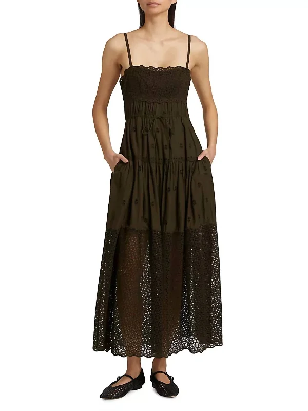 Special Discount Isadore Dress In Militaire