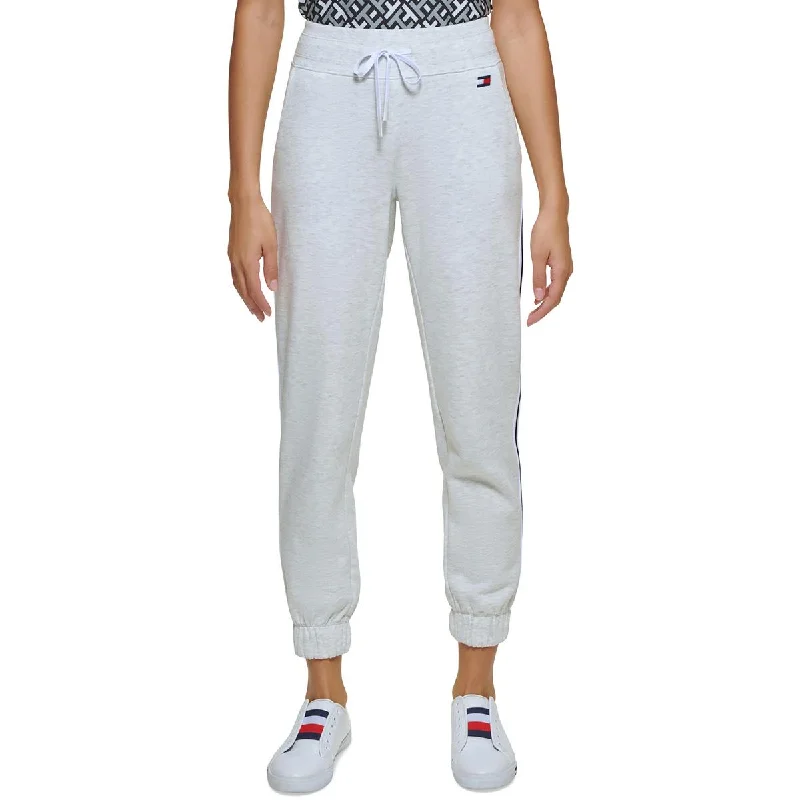 Value Deals Tommy Hilfiger Sport Womens High Rise Side Stripe Jogger Pants