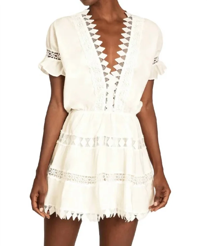 Overstock Ora Dress In White