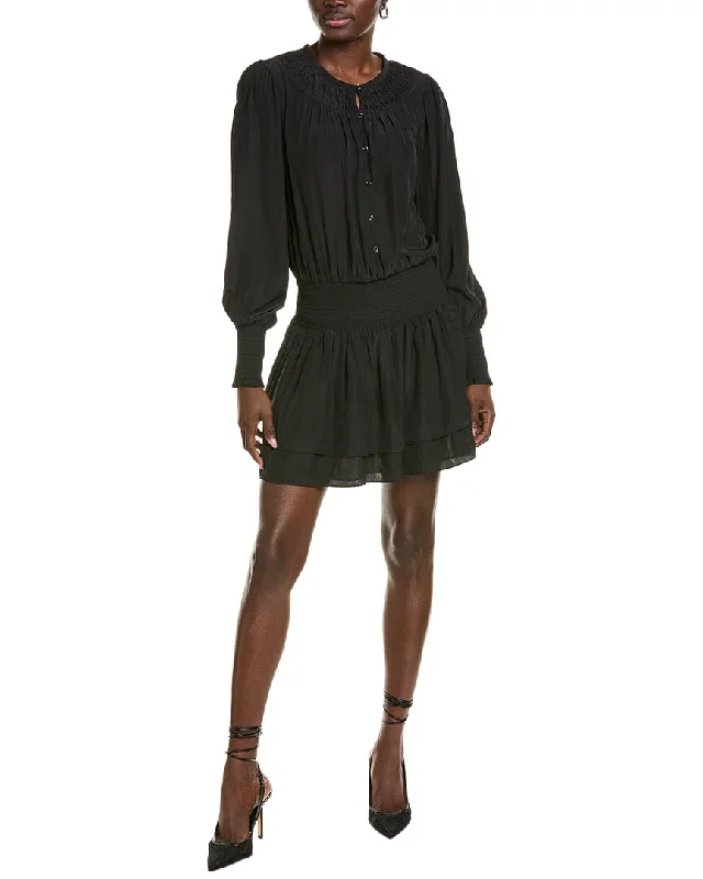 Big Savings Ramy Brook   Clarinda Drop-Waist Mini Dress