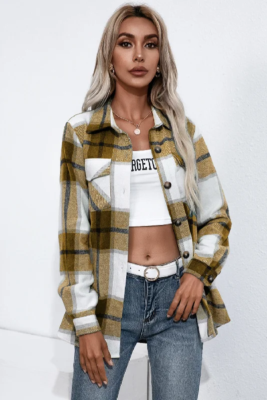 Quick Sale Plaid Button Up Flannel Shirt