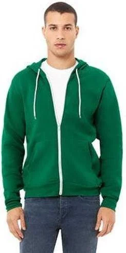 Early Access Bella + Canvas 3739 Unisex Poly-Cotton Fleece Full-Zip Hooded Sweatshirt - Kelly Early Access Bella + Canvas 3739 Unisex Poly-Cotton Fleece Full-Zip Hooded Sweatshirt - Kelly