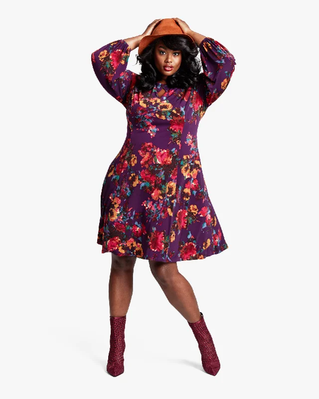 Midnight Sale Sulu A-line Dress | Purple / Red