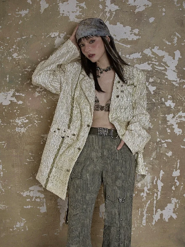 Weekend Special Loose Oversize Lazy Niche Texture Jacket