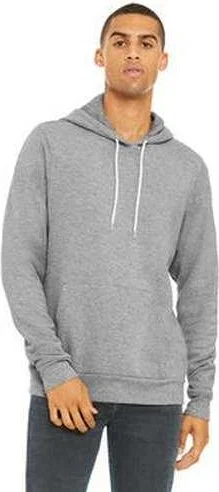 Deal Zone Bella + Canvas 3719 Unisex Sponge Fleece Pullover Hooded Sweatshirt - Athletic Heather Deal Zone Bella + Canvas 3719 Unisex Sponge Fleece Pullover Hooded Sweatshirt - Athletic Heather