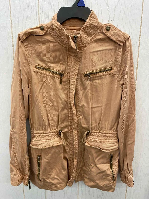 Exclusive Online Offer Max Jeans Orange Womens Size Small Jacket (Outdoor)