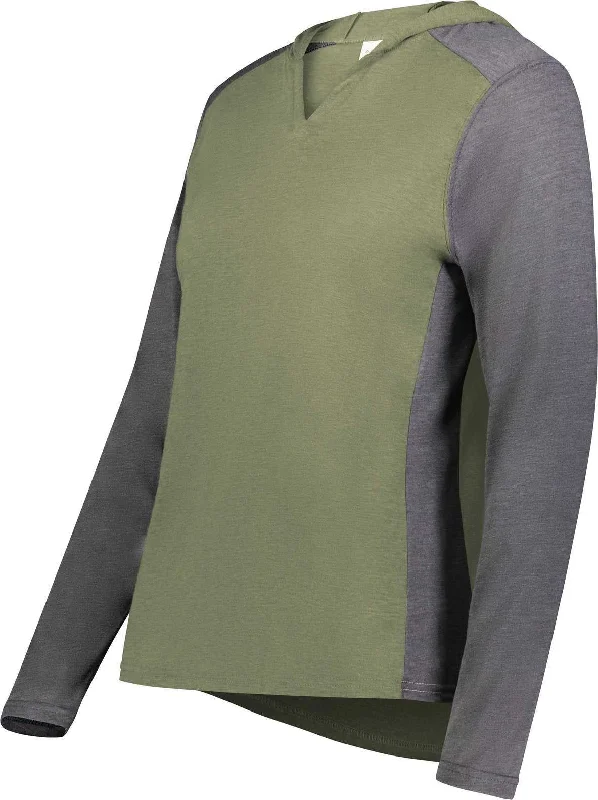 Discount Deals Augusta 6902 Ladies Gameday Vintage Hoodie - Olive Heather Carbon Heather Discount Deals Augusta 6902 Ladies Gameday Vintage Hoodie - Olive Heather Carbon Heather