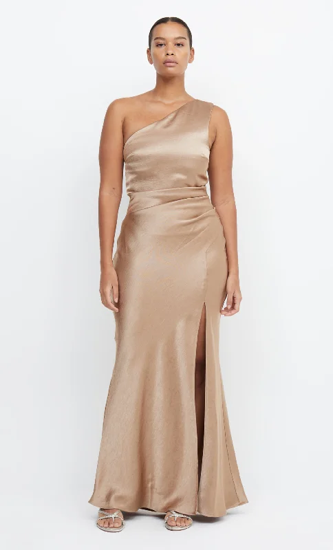Unbeatable Prices THE DREAMER ASYM DRESS - GOLDEN