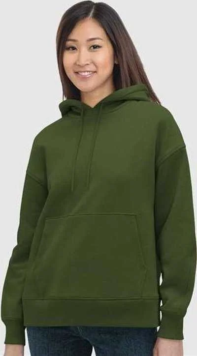 Get It Before It’s Gone Bayside 7760 Women's USA-Made Hooded Sweatshirt - Olive Green Get It Before It’s Gone Bayside 7760 Women's USA-Made Hooded Sweatshirt - Olive Green