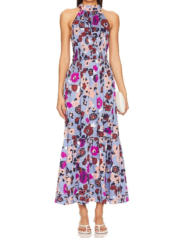 Savings Spectacular Iman Ankle Dress In Waterlily