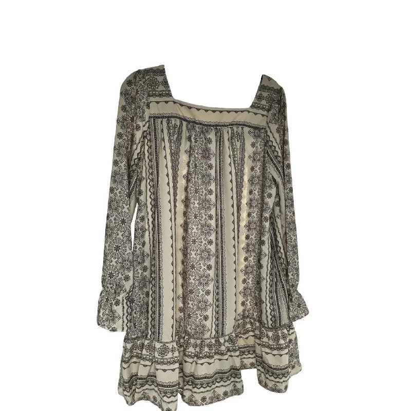 Doorbuster Deal Women's Jillian Square Neck Tunic In Cream/black