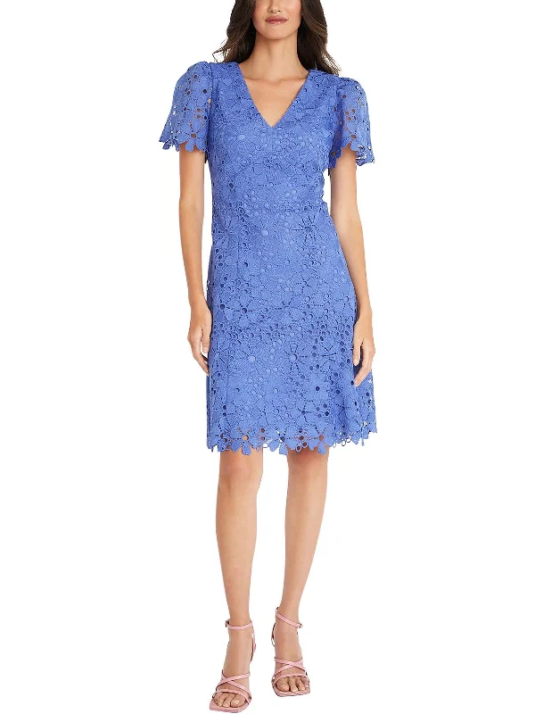 Value Deals Womens Lace Knee-Length Fit & Flare Dress