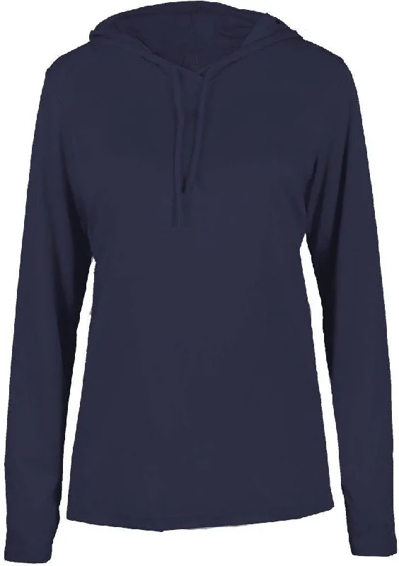 Time-Limited Offer Badger Sport 4165 B-Core Long Sleeve Ladies Hoodie Tee - Navy