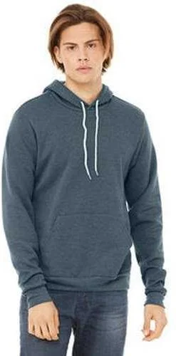 Crazy Deals Bella + Canvas 3719 Unisex Sponge Fleece Pullover Hooded Sweatshirt - Heather Slate Crazy Deals Bella + Canvas 3719 Unisex Sponge Fleece Pullover Hooded Sweatshirt - Heather Slate