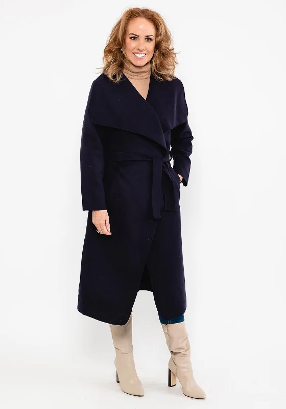 Quick Sale Seventy1 One Size Wrap Coat, Navy