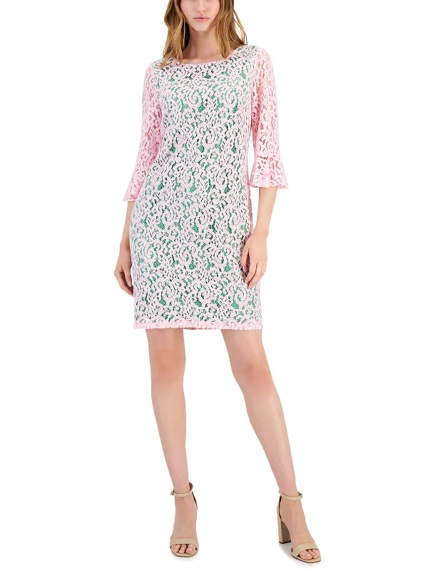 YEAR-End Sale Womens Lace Embroidered Sheath Dress