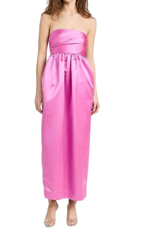 Don't Miss Luxie Dress In Magenta