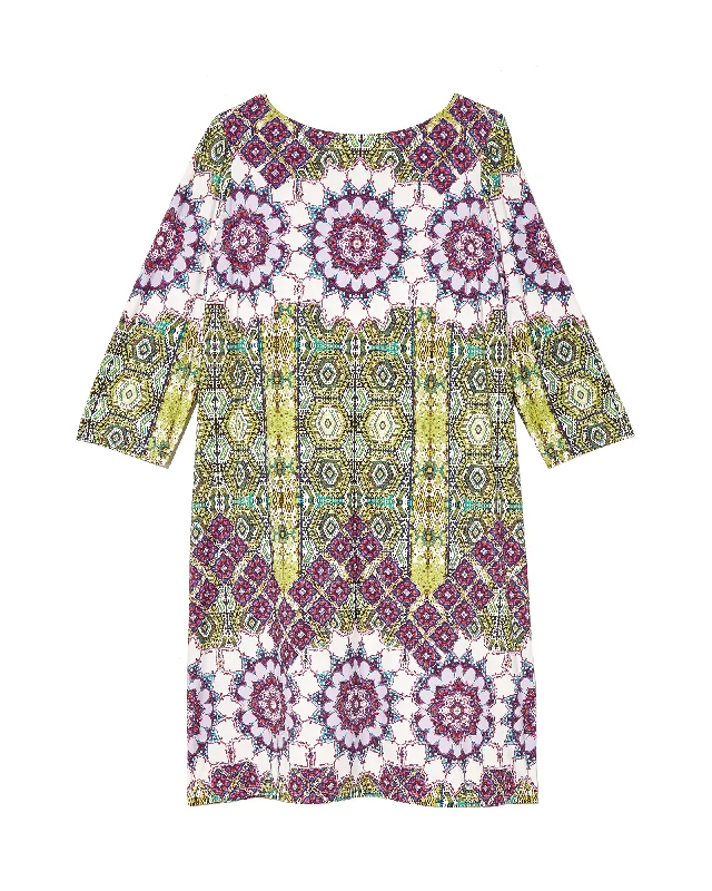 Limited Time Zelda Shift Dress | Light Green / Purple