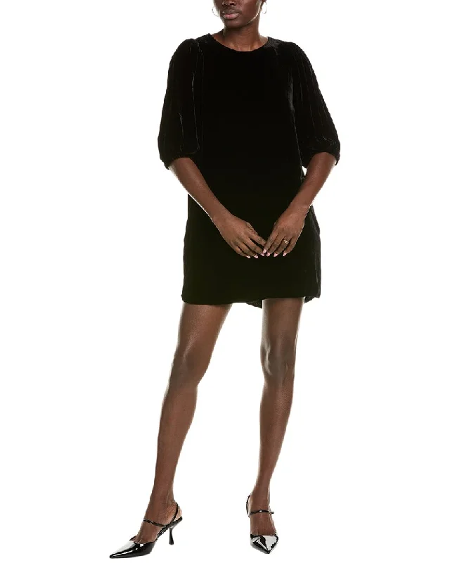 Weekend Deal Velvet by Graham & Spencer Becky Silk-Blend Dress